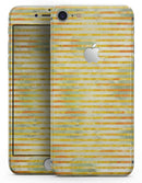 Yellow Watercolor Stripes - Skin-kit for the iPhone 8 or 8 Plus