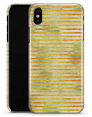 Yellow Watercolor Stripes - iPhone X Clipit Case