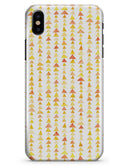 Yellow Watercolor Triangle Pattern V2 - iPhone X Clipit Case