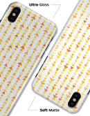 Yellow Watercolor Triangle Pattern V2 - iPhone X Clipit Case