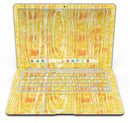 Yellow Watercolor Woodgrain - MacBook Air Skin Kit