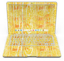 Yellow Watercolor Woodgrain - MacBook Air Skin Kit