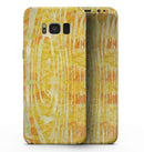 Yellow Watercolor Woodgrain - Samsung Galaxy S8 Full-Body Skin Kit