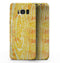 Yellow Watercolor Woodgrain - Samsung Galaxy S8 Full-Body Skin Kit