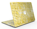 Yellow and Black Tribal Arrow Pattern - MacBook Air Skin Kit