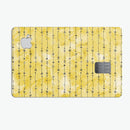 Yellow and Black Tribal Arrow Pattern - Premium Protective Decal Skin-Kit for the Apple Credit Card