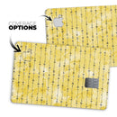 Yellow and Black Tribal Arrow Pattern - Premium Protective Decal Skin-Kit for the Apple Credit Card