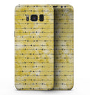 Yellow and Black Tribal Arrow Pattern - Samsung Galaxy S8 Full-Body Skin Kit