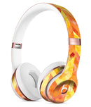 Yellow and Orange Watercolor Chevron Pattern Full-Body Skin Kit for the Beats by Dre Solo 3 Wireless Headphones