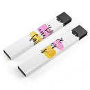 Skin Decal Kit for the Pax JUUL - Yellow and Pink Love Never Fails