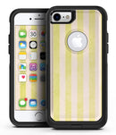 Yellow and White Verticle Stripes - iPhone 7 or 8 OtterBox Case & Skin Kits