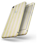 Yellow and White Verticle Stripes - Skin-kit for the iPhone 8 or 8 Plus
