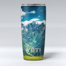 Scenic Mountaintops - Skin Decal Vinyl Wrap Kit compatible with the Yeti Rambler Cooler Tumbler Cups