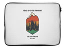 HUEF You Can Find Me in the Wild // Dye-Sublimated NeoPrene MacBook Laptop Sleeve Carrying Case