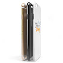 Your Past is just a Story iPhone 6/6s or 6/6s Plus 2-Piece Hybrid INK-Fuzed Case