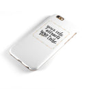 Your Tribe Attracts Your Tribe iPhone 6/6s or 6/6s Plus 2-Piece Hybrid INK-Fuzed Case