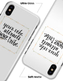 Your Vibe Attracts Your Tribe - iPhone X Clipit Case