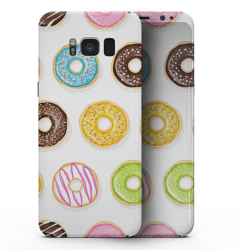 Yummy Colored Donuts - Samsung Galaxy S8 Full-Body Skin Kit
