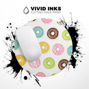 Yummy Colored Donuts// WaterProof Rubber Foam Backed Anti-Slip Mouse Pad for Home Work Office or Gaming Computer Desk