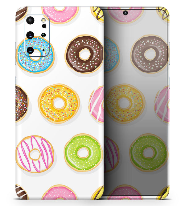 Yummy Colored Donuts - Skin-Kit for the Samsung Galaxy S-Series S20, S20 Plus, S20 Ultra , S10 & others (All Galaxy Devices Available)
