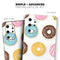 Yummy Colored Donuts - Skin-Kit for the Samsung Galaxy S-Series S20, S20 Plus, S20 Ultra , S10 & others (All Galaxy Devices Available)