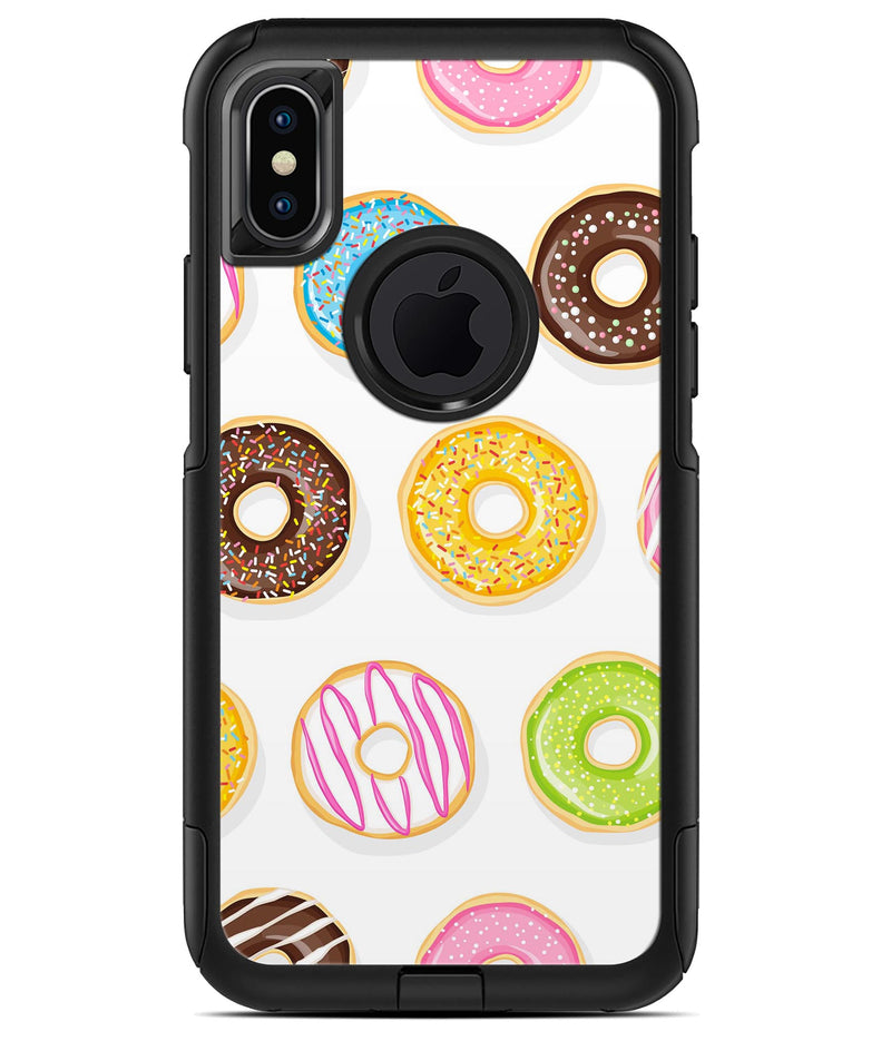 Yummy Colored Donuts - iPhone X OtterBox Case & Skin Kits