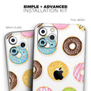 Yummy Colored Donuts - Protective Skin Wrap & Decal – Compatible with iPhone SE to iPhone 17 Pro Max (All Models)