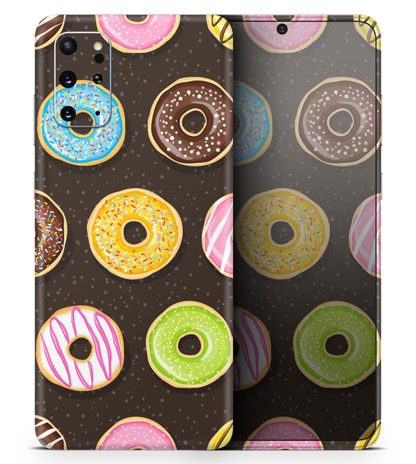 Yummy Colored Donuts v2 - Skin-Kit for the Samsung Galaxy S-Series S20, S20 Plus, S20 Ultra , S10 & others (All Galaxy Devices Available)