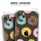 Yummy Colored Donuts v2 // Skin-Kit compatible with the Apple iPhone 14, 13, 12, 12 Pro Max, 12 Mini, 11 Pro, SE, X/XS + (All iPhones Available)