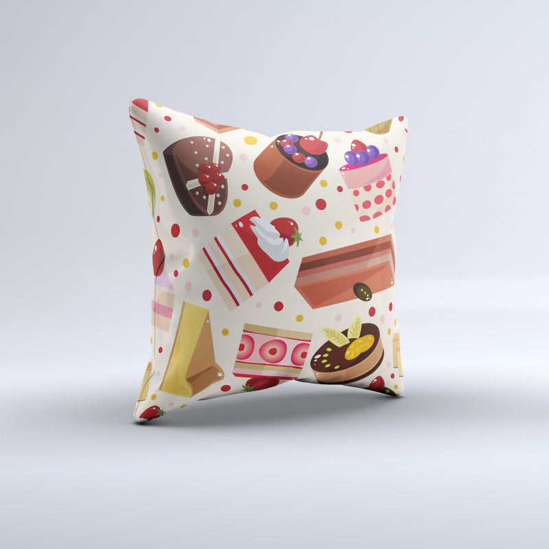Yummy Dessert Pattern ink-Fuzed Decorative Throw Pillow – DesignSkinz