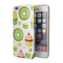 Yummy Galore Bakery Green Treats V1 iPhone 6/6s or 6/6s Plus 2-Piece Hybrid INK-Fuzed Case
