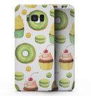 Yummy Galore Bakery Green Treats V1 - Samsung Galaxy S8 Full-Body Skin Kit