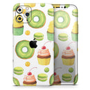 Yummy Galore Bakery Green Treats V1 - Protective Skin Wrap & Decal – Compatible with iPhone SE to iPhone 17 Pro Max (All Models)