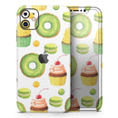 Yummy Galore Bakery Green Treats V1 - Protective Skin Wrap & Decal – Compatible with iPhone SE to iPhone 17 Pro Max (All Models)