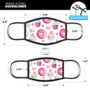 Yummy Galore Bakery Treats - Made in USA Mouth Cover Unisex Anti-Dust Cotton Blend Reusable & Washable Face Mask with Adjustable Sizing for Adult or Child