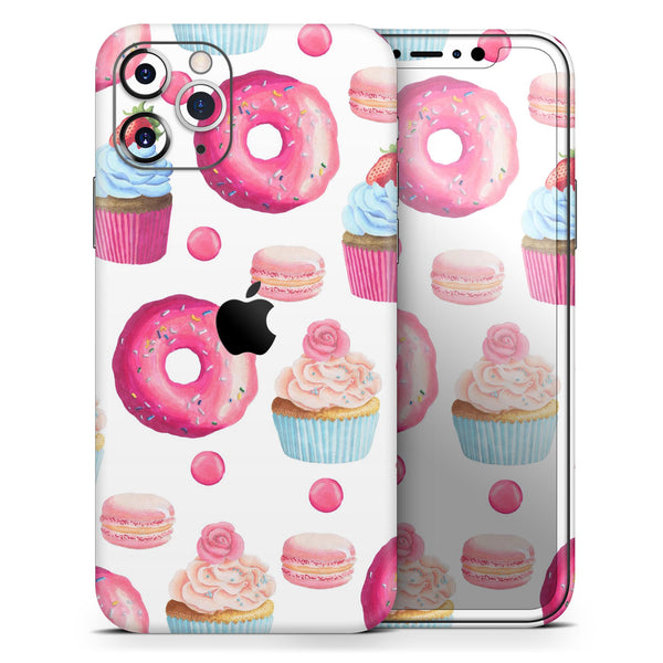 Yummy Galore Bakery Treats // Skin-Kit compatible with the Apple iPhone 14, 13, 12, 12 Pro Max, 12 Mini, 11 Pro, SE, X/XS + (All iPhones Available)