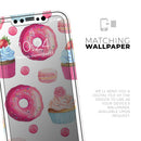 Yummy Galore Bakery Treats - Protective Skin Wrap & Decal – Compatible with iPhone SE to iPhone 17 Pro Max (All Models)