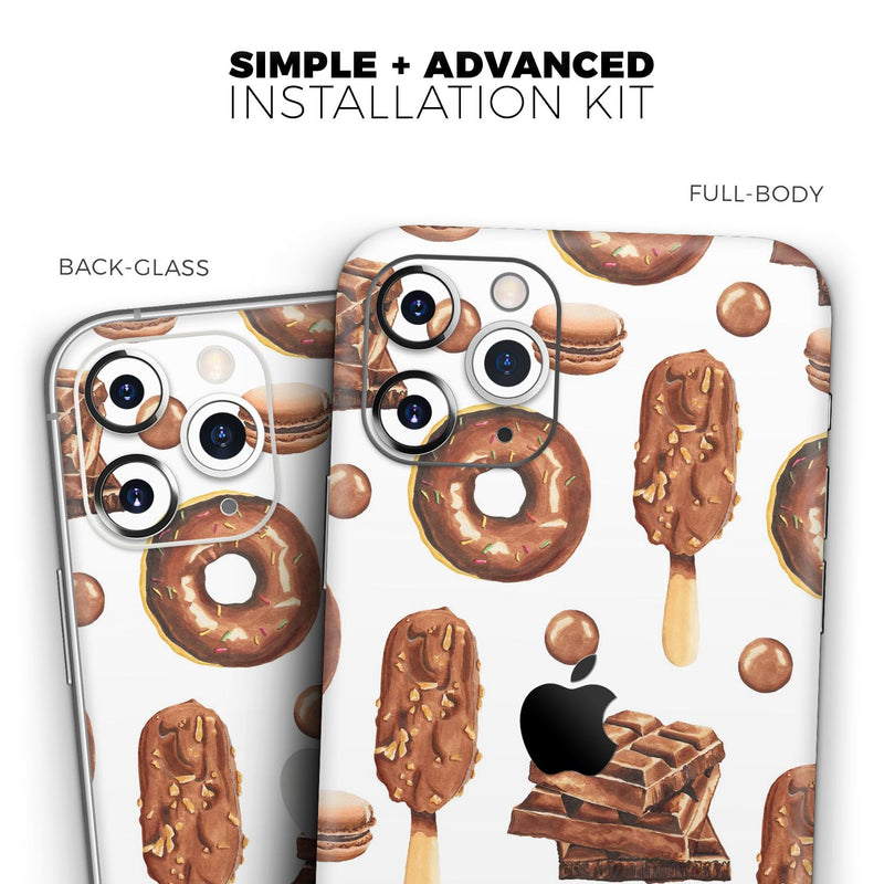 Yummy Galore Bakery Treats v2 - Protective Skin Wrap & Decal – Compatible with iPhone SE to iPhone 17 Pro Max (All Models)