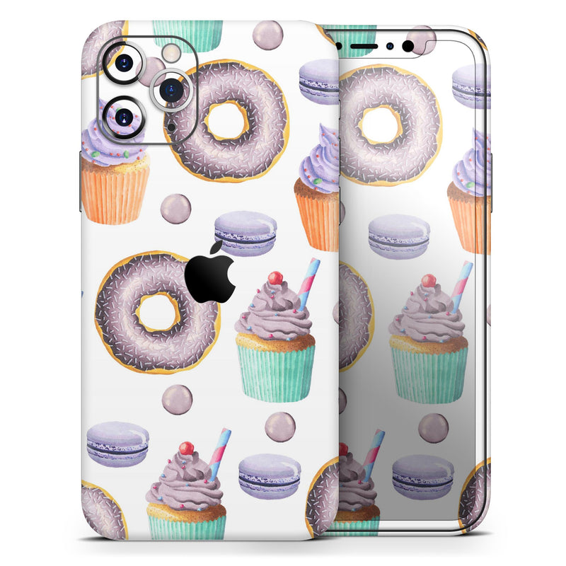 Yummy Galore Bakery Treats v3 - Protective Skin Wrap & Decal – Compatible with iPhone SE to iPhone 17 Pro Max (All Models)