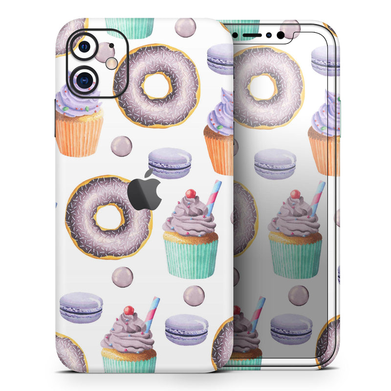 Yummy Galore Bakery Treats v3 - Protective Skin Wrap & Decal – Compatible with iPhone SE to iPhone 17 Pro Max (All Models)