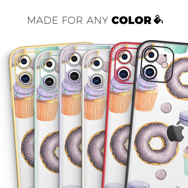 Yummy Galore Bakery Treats v3 - Protective Skin Wrap & Decal – Compatible with iPhone SE to iPhone 17 Pro Max (All Models)