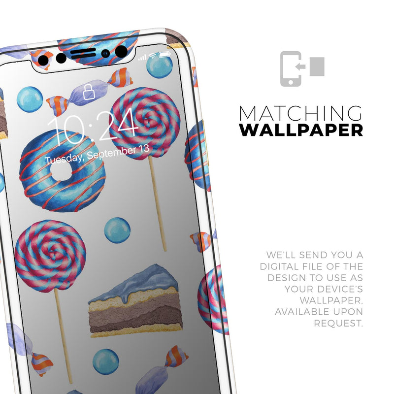 Yummy Galore Bakery Treats v4 - Protective Skin Wrap & Decal – Compatible with iPhone SE to iPhone 17 Pro Max (All Models)