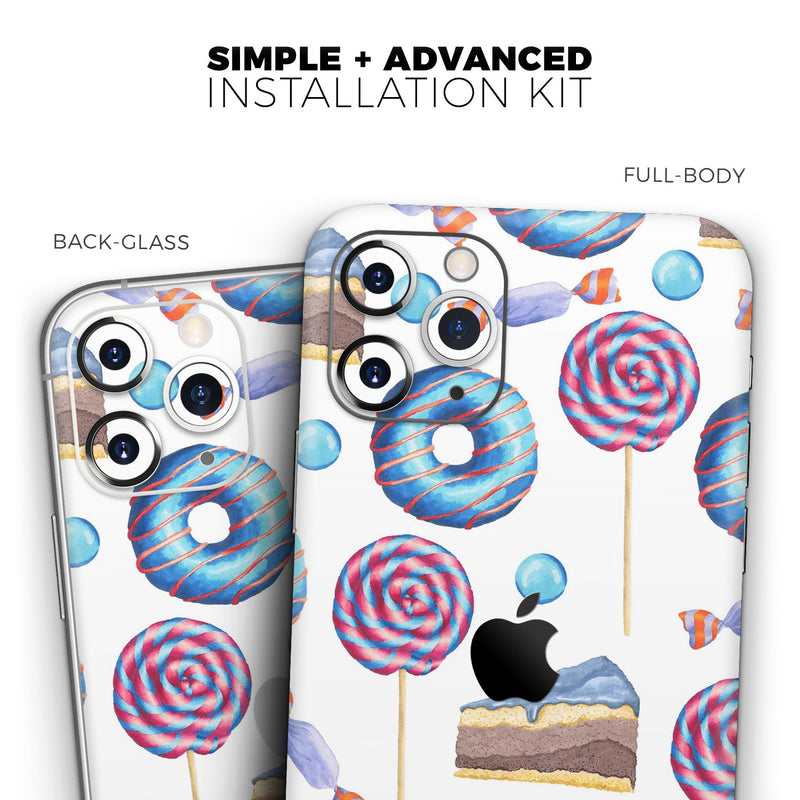 Yummy Galore Bakery Treats v4 - Protective Skin Wrap & Decal – Compatible with iPhone SE to iPhone 17 Pro Max (All Models)