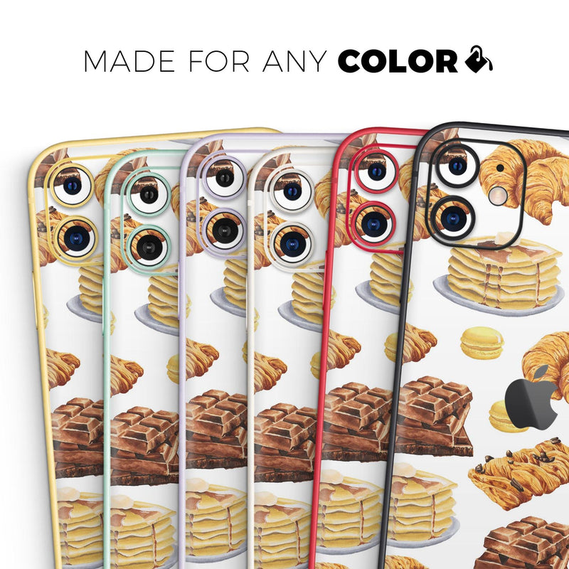 Yummy Galore Bakery Treats v5 - Protective Skin Wrap & Decal – Compatible with iPhone SE to iPhone 17 Pro Max (All Models)
