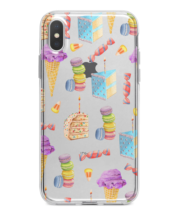 Yummy Galore Bakery Treats v6 - Crystal Clear Hard Case for the iPhone XS MAX, XS & More (ALL AVAILABLE)