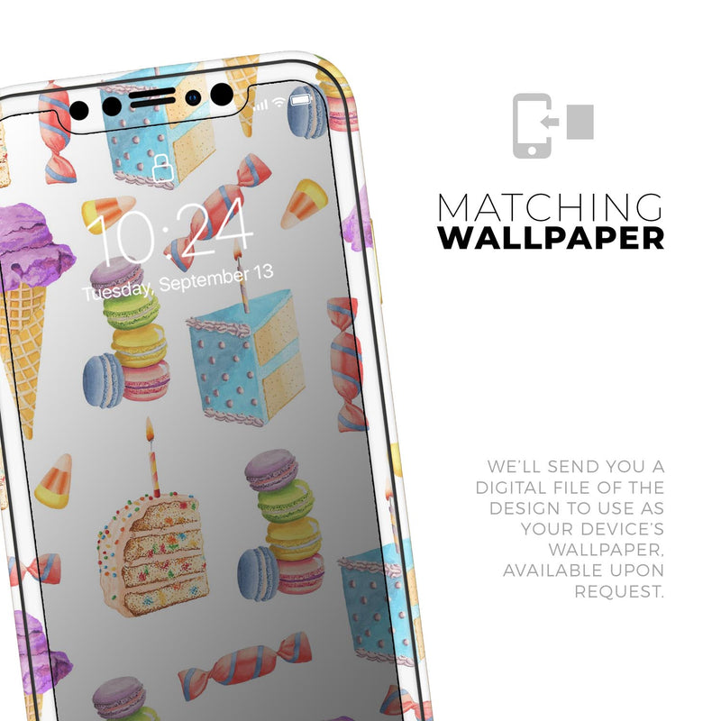 Yummy Galore Bakery Treats v6 - Protective Skin Wrap & Decal – Compatible with iPhone SE to iPhone 17 Pro Max (All Models)