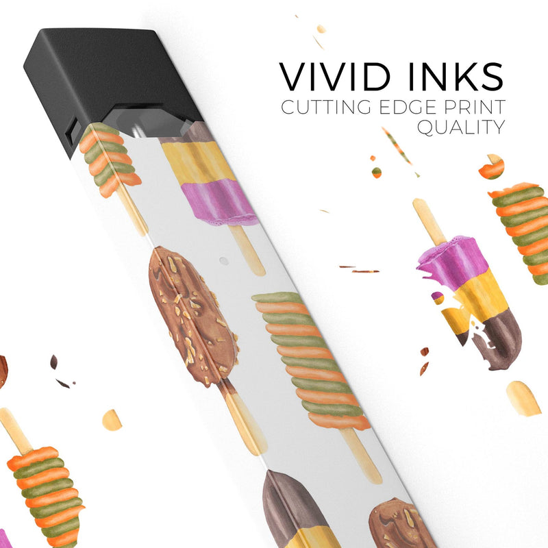 Skin Decal Kit for the Pax JUUL - Yummy Galore Ice Cream Treats
