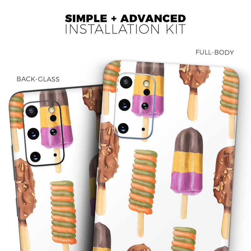 Yummy Galore Ice Cream Treats - Skin-Kit for the Samsung Galaxy S-Series S20, S20 Plus, S20 Ultra , S10 & others (All Galaxy Devices Available)