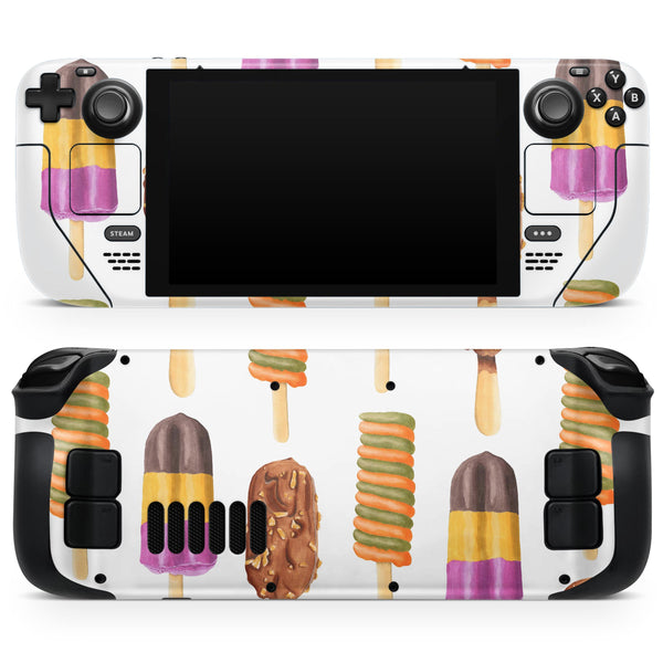Yummy Galore Ice Cream Treats // Full Body Skin Decal Wrap Kit for the Steam Deck handheld gaming computer