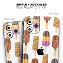 Yummy Galore Ice Cream Treats - Protective Skin Wrap & Decal – Compatible with iPhone SE to iPhone 17 Pro Max (All Models)